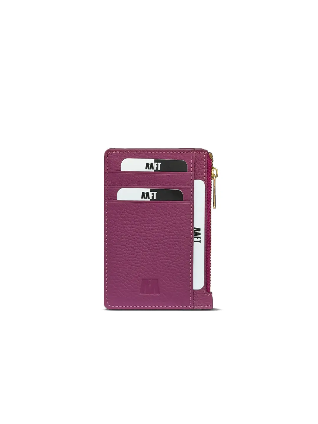 Bloom | Hakiki Deri Kadın Mini Kartlık - 1616 - Flother Mat Pembe