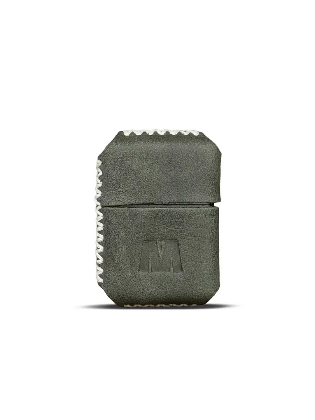 Deri Kılıflı Zippo Model Çakmak | Çakmak 5685 - Tiguan Haki