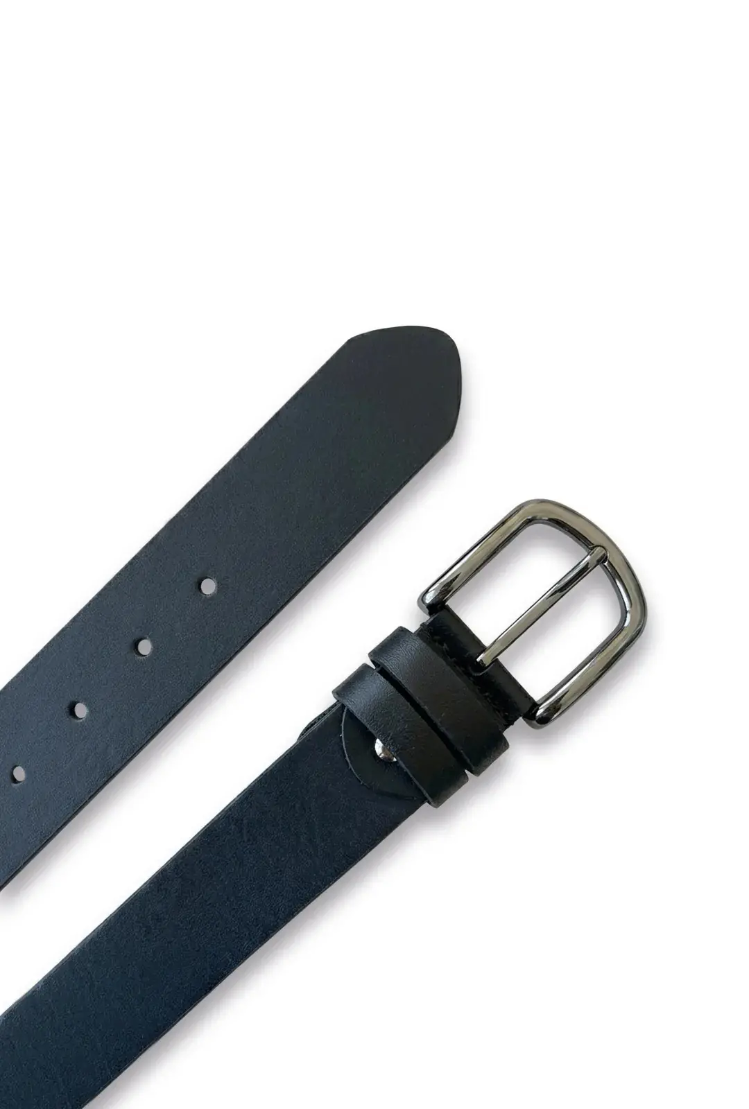 4 Cm Dana Erkek Spor Kemer - Düz Siyah | 3312