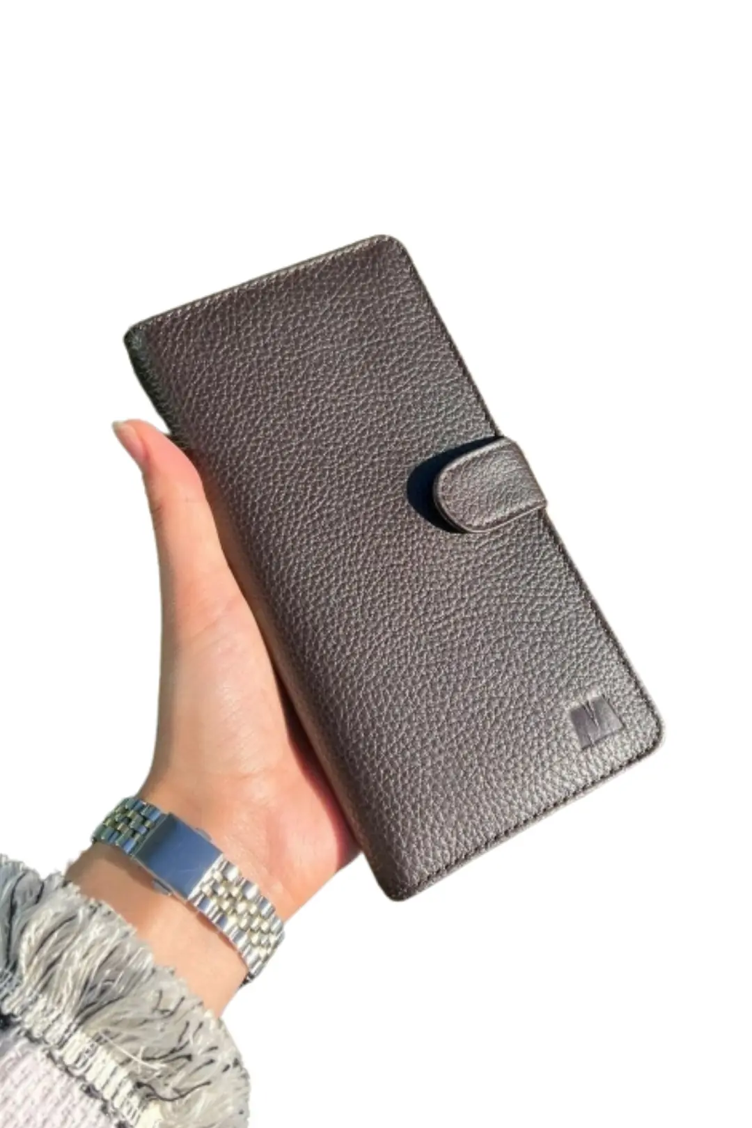 Hakiki Deri Unisex Cüzdan – Telefon Bölmeli, İsim Yazılı, Kişiye Özel | Twist 2323