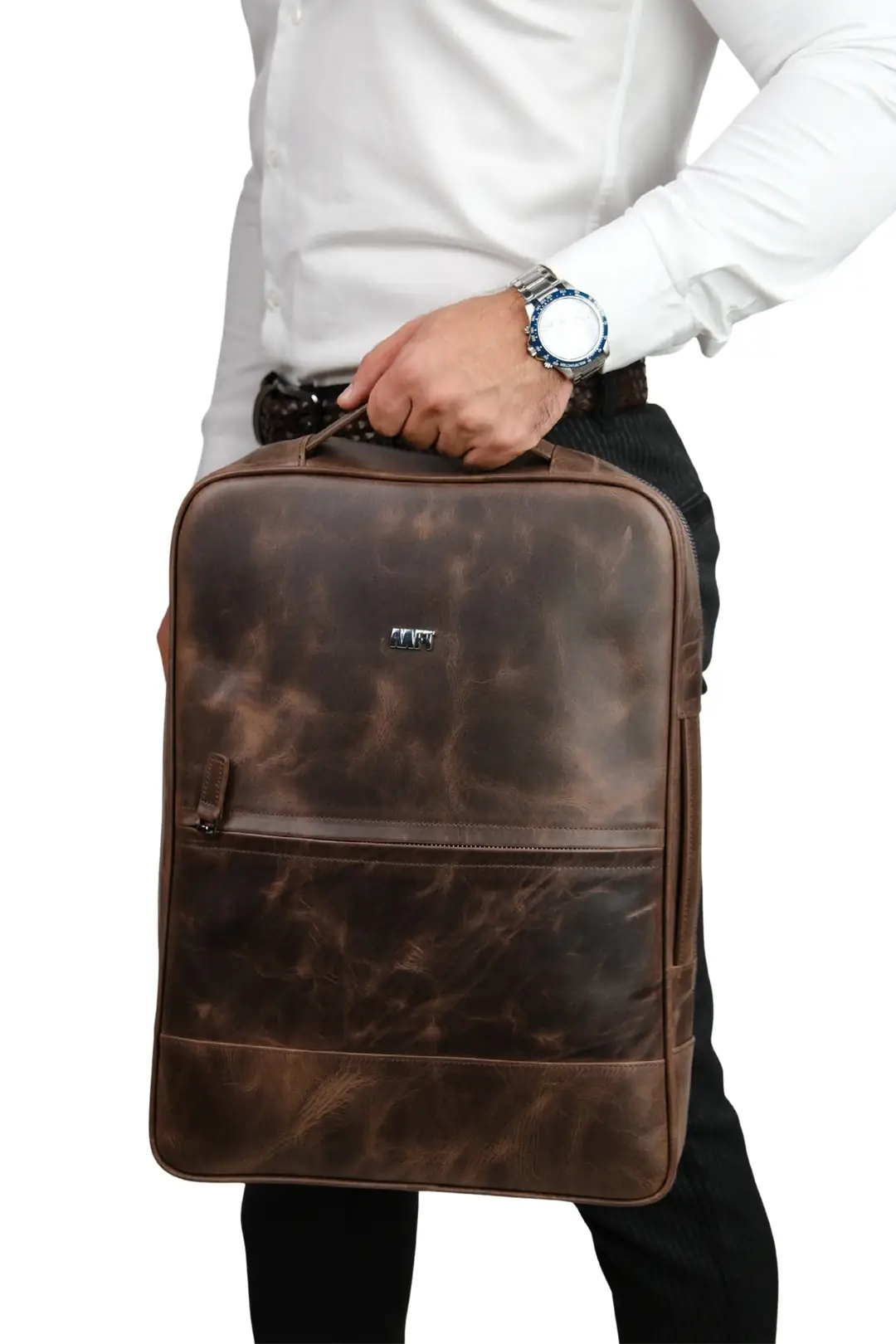 Hakiki Deri Unisex Sırt Çantası - Napoli 4212