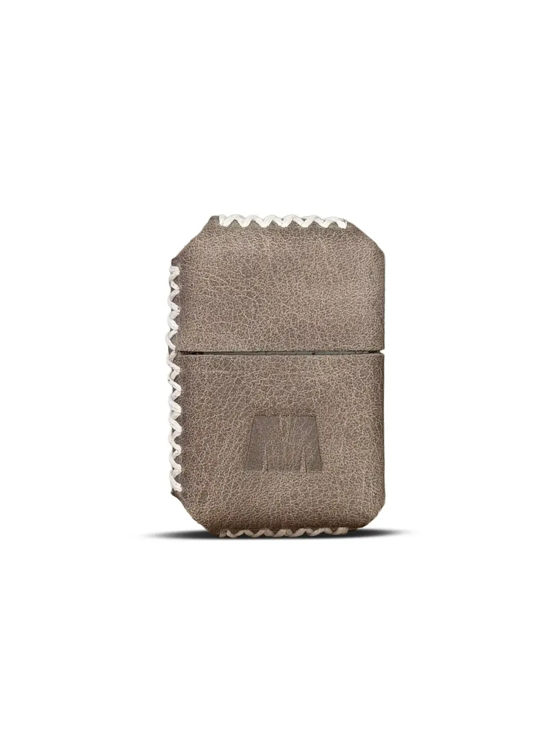 Deri Kılıflı Zippo Model Çakmak | Çakmak 5685 - Tiguan Gri